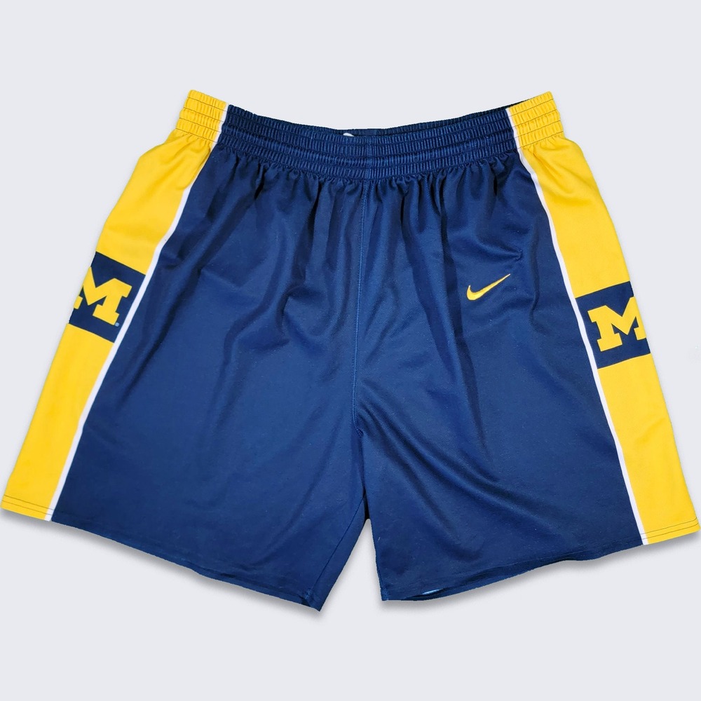 Michigan Wolverines Vintage Nike Basketball Shorts